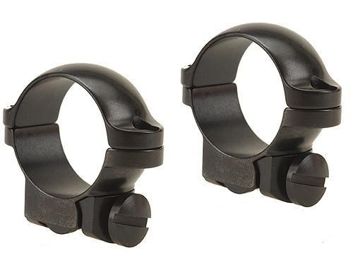 Leupold 2-Piece Solid Steel Ringmounts - Ruger No. 1 & .77/22 1" Low Gloss Black