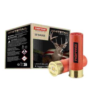 Norma WHITETAIL Shotshells 12ga 2-3/4" 1oz 1600 fps Slug 25/ct