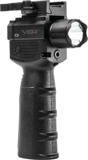 NcSTAR VISM Vertical Grip w/Strobe FlashLight & Red Laser Gen 2