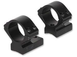Talley Lightweight Alloy Scope Mounts - Black Anodized - 1" - Low Weatherby Vanguard