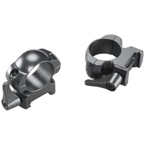 Weaver Grand Slam Leaver-Lok Top Mount Steel Scope Rings 1" X- High Matte