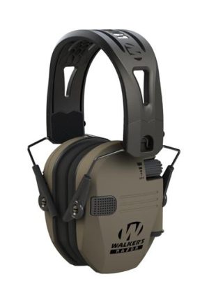 Walker's  Razor Tacti-Grip Ear Muffs -FDE 23NRR