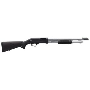 Winchester SXP Marine Defender Shotgun 12ga 3" Chamber 5rd Capacity 18" Matte Chrome Barrel Black Synthetic Stock