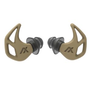 Axil X20 Passive Ear Plugs 17-24dB Desert Tan