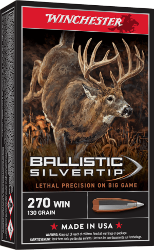 WINCHESTER BALLISTIC SILVERTIP 270WIN 130GR 20RD BX 200RD CASE