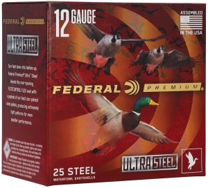 FEDERAL 12GA 3 1/2" 1 1/2OZ  2 & 4 1500 FPS "ULTRASTEEL"  25 RD/BX 10 BX/CS