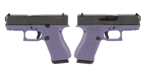 GLOCK G43X 9MM PISTOL 3.41" PURPLE ORCHID NIGHT SIGHTS 2-10RD MAGS