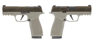 SIG SAUER P365 X-MACRO 9MM PSTL 3.7" 2-17RD OR 2 TONE BRONZE/TAN