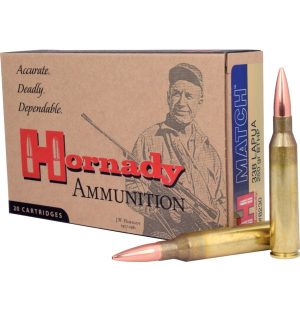 HORNADY 338 LAPUA MAG 250 GR BTHP MATCH™ 20RD/BX 6BX/CS