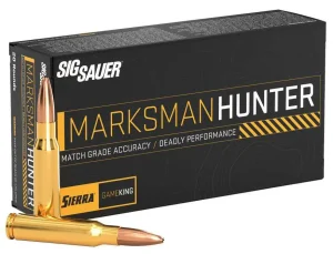 SIG SAUER MARKSMAN HUNTER GAMEKING 243WIN 85G 20RD BX 200RD CASE