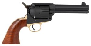 Taylors & Company 550432 Old Randall 45 Colt (LC) Caliber with 4.75" Barrel, 6rd Capacity Cylinder, Overall Blued Finish Steel & Walnut Navy Size Grip