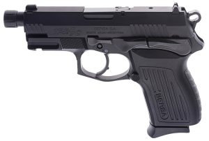 Bersa TPR9CMX TPRCX  Compact Frame 9mm Luger 13+1, 4.10" Black Steel Threaded Barrel, Matte Black Serrated Steel Slide & Aluminum Frame w/Beavertail, Ambidextrous