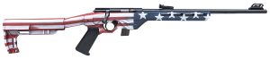 Citadel CIT22LRBLTUSA Trakr  22 LR 10+1 18" Blued Steel Barrel & Receiver, American Flag Synthetic Stock