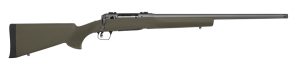 Savage Arms 58041 110 Trail Hunter 7mm Rem Mag 3+1 24" Threaded/Medium Heavy Profile, Tungsten Gray Cerakote Barrel/Rec, OD Green Hogue Overmold Stock, Adj. AccuTrigger, Weaver Base