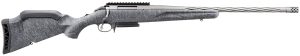 Ruger 46901 American II  Full Size 6.5 Creedmoor 3+1 20" Gun Metal Gray Cerakote Spiral Fluted Threaded Barrel & Alloy Steel Receiver w/Picatinny Rail, Gray Splatter Adj LOP Synthetic Stock