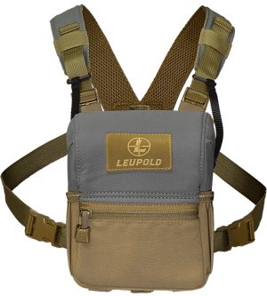 Leupold 185627 Enclosed Binocular Harness Non-Magnetic Tan/Gray