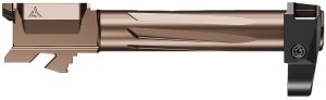 Radian Weapons R0860 Ramjet & Afterburner Combo 9mm Luger Compatible w/Glock 43X, Bronze Stainless Steel