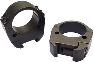 Talley TMS34L Modern Sporting Black Anodized Aluminum 34mm Tube, Low, Picatinny Rail