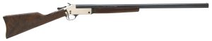 Henry H015B20 Single Shot 20 Gauge with 26" Blued Barrel, 3" Chamber, 1rd Capacity, Polished Brass Metal Finish & American Walnut Stock Right Hand (Full Size)