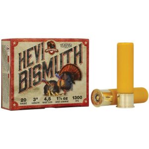 HEVI-Shot HEVI-Bismuth Turkey Shotshells 20ga 3" 1-1/4oz 1300 fps #4 5/ct
