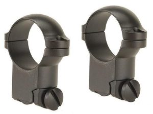 Leupold 2-Piece Solid Steel Ringmounts - Ruger M77 1" Super High Matte Black