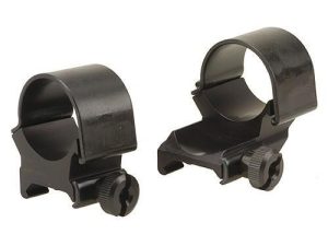 Weaver Detachable Extension Top Mount Aluminum Scope Rings - 1" High EXT - Matte