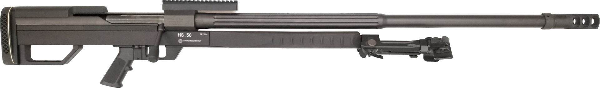 Steyr Arms HS .50 Rifle - Black | .50 BMG | 33" Barrel | Single Shot