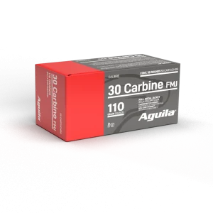 AGUILA 30 CARBINE FMJ 110GR 50RD BX 20 BXS PER CS