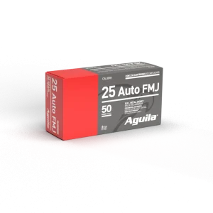 AGUILA 25 AUTO FMJ 50GR 50RD BOX 20 BXS PER CS