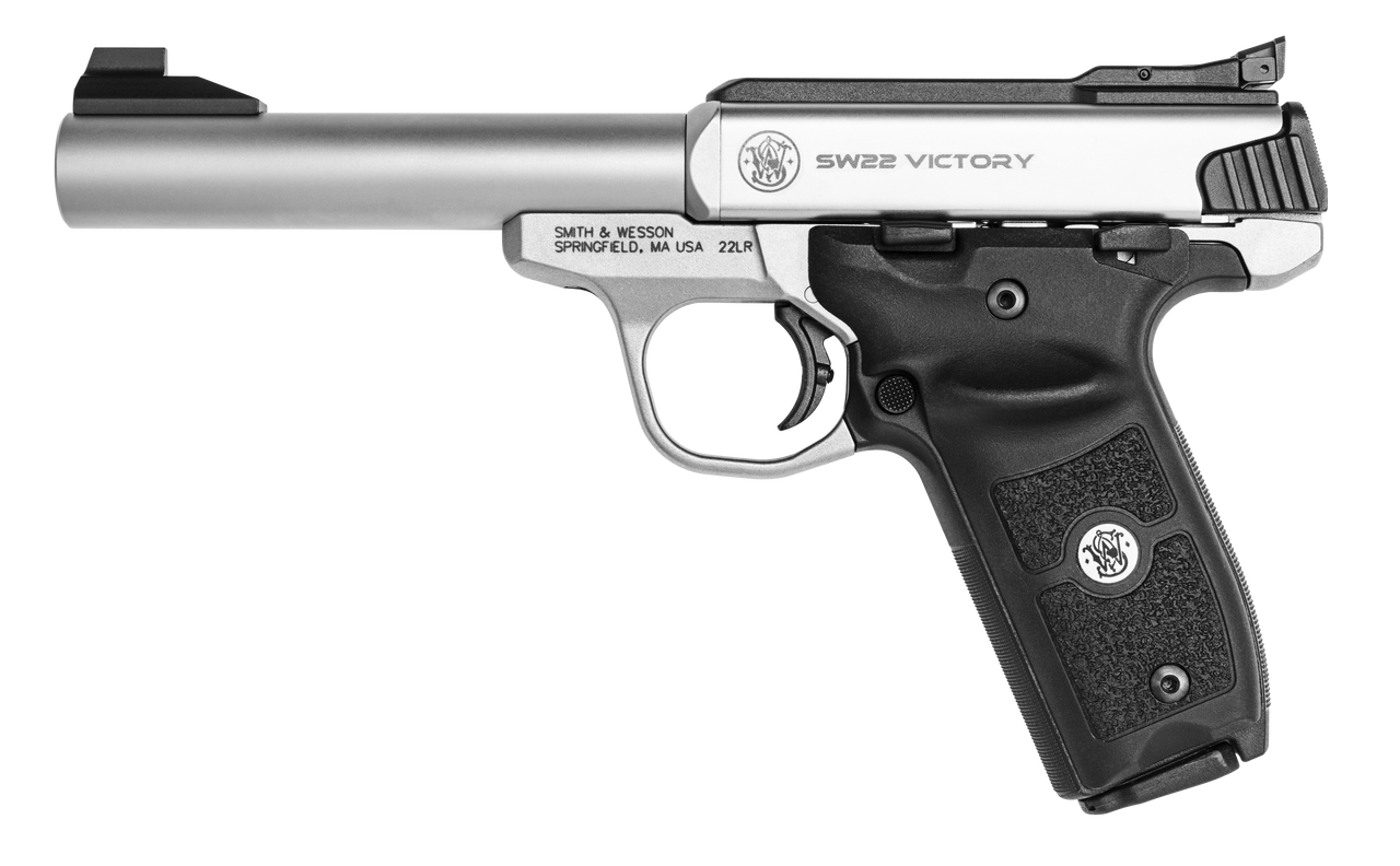SMITH & WESSON SW22 VICTORY TRGT MODEL STS 22LR 5.5" 10RD SAO MS COMPLINT
