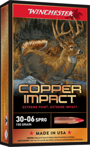 WINCHESTER COPPER IMPACT 3006SPFLD 150G LF 20RD BX 200RD CASE