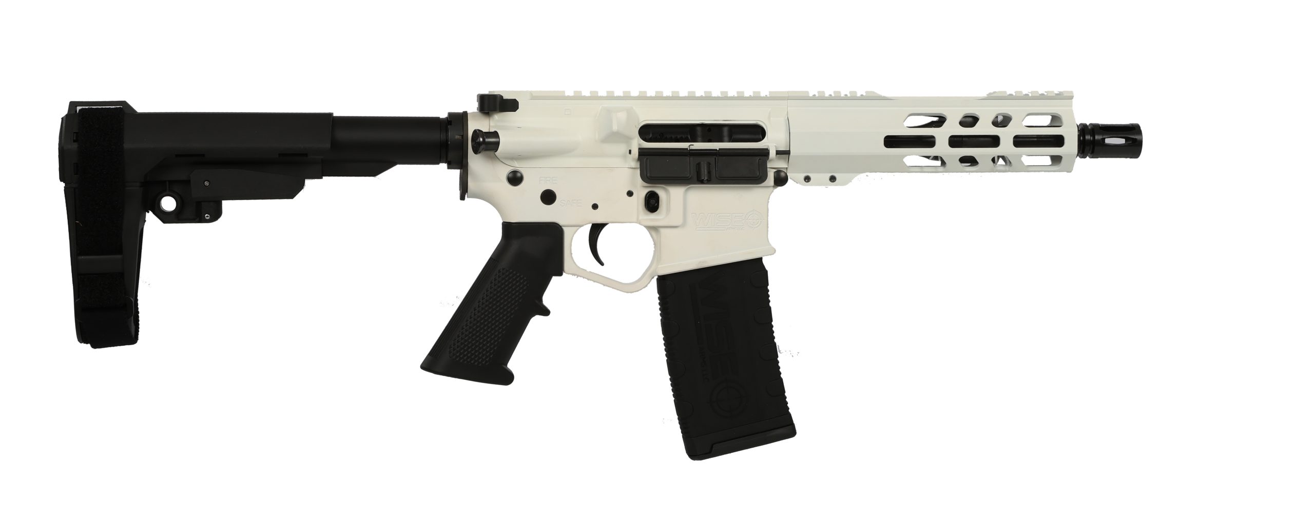 WISE ARMS WA-15B 300BLK WHT 7.5" SBA3