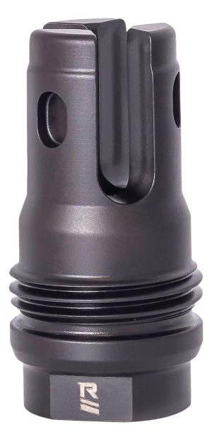 Rugged Suppressor FH014 R3 Flash Mitigation System Black with 9/16x24 LH Threads & 2.13" OAL for 7.62mm Radiant762, Surge762, Razor762 & Micro30 Suppressors