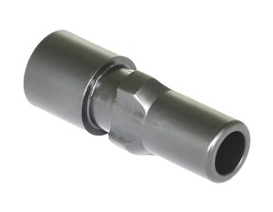 Griffin Armament 3L1351LH 3-Lug 9mm Luger M13.5x1 LH tpi 17-4 Stainless Steel Black Melonite QPQ