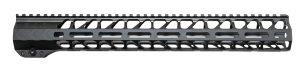 Battle Arms Development BADWH15MLOK Workhorse Handguard 15" M-LOK, Free-Floating Style Made of 6061-T6 Aluminum with Black Anodized Finish for AR-15