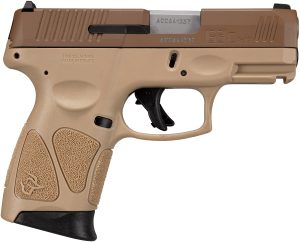 Taurus 1G3C93ETMA G3C *MA Compliant 9mm Luger 10+1 3.26" Matte Coyote Brown Barrel, Coyote Cerakote Serrated Steel Slide, Tan Polymer Frame w/Picatinny Rail, Tan Polymer Grips