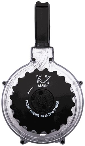 Kci Usa Inc KCIMZ036 AR-15  50rd Drum 5.56x45mm NATO Clear Polymer