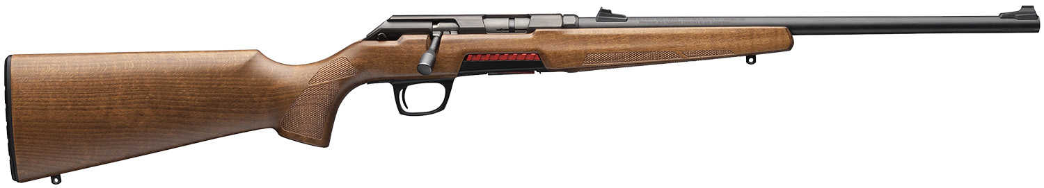 Winchester Repeating Arms 525213102 Xpert Sporter 22 LR 10+1 18" Matte Black Sporter Barrel, Black Steel Drilled & Tapped Receiver, Satin Hardwood Fixed Stock