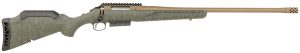 Ruger 46935 American II Predator Full Size 450 Bushmaster 3+1 22" Burnt Bronze Cerakote Threaded Barrel & Alloy Steel Receiver w/Picatinny Rail, Green Splatter Adj LOP Synthetic Stock