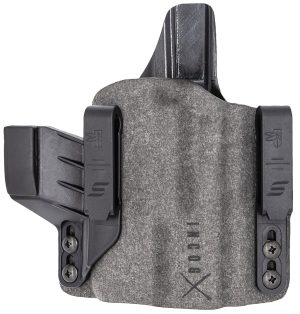 Safariland INCOG0895A0CX261 Incog X  IWB Gray Cordura Fits Glock 43X/48 Belt Clip Mount, Right Hand