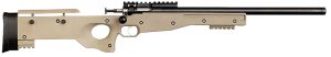Crickett KSA2150 Precision  Full Size 22 LR Single Shot 16.10" Blued Threaded Bull Barrel, Blued Crickettinny Rail Steel Receiver, Flat Dark Earth Synthetic Adj LOP Stock