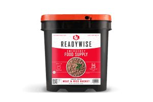 Wise Foods RW07704 Meat/Rice Bucket Freeze Dried Meals 88 Servings