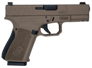 TriStar 85772 Apoc  9mm Luger 15+1 4.02" Black Steel Barrel, Flat Dark Earth Cerakote Serrated Steel Slide & Polymer Frame w/Accessory Rail, Textured Grip