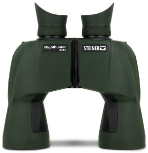 Steiner 2070 Nighthunter  8x56mm BaK-4 Porro Prism, Auto Focus, Matte Green Makrolon w/Rubber Armor