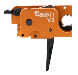 Timney Triggers SCORPIONST  V2 9mm Orange/Black Straight Fits CZ Scorpion