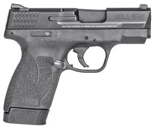 Smith & Wesson 14659 M&P M2.0  Shield Compact Slim Frame .45 ACP 7+1 3.30" Black Armornite Barrel, Black Armornite Stainless Steel Serrated Slide, Black Polymer Frame & Textured Grip, No Manual Safety