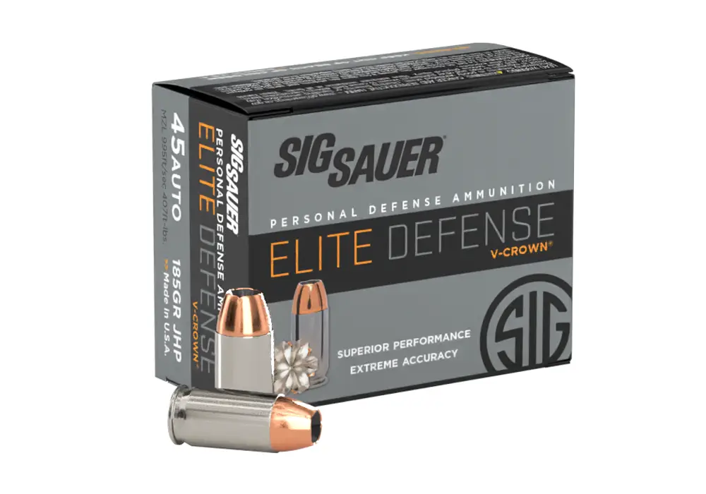 SIG SAUER V-CROWN 45ACP 185GR JHP 20RD BX 200RD CASE - Image 6
