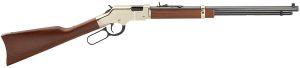 Henry H004M Golden Boy  22 WMR Caliber with 12+1 Capacity, 20.50" Blued Barrel, Brasslite Metal Finish & American Walnut Stock Right Hand (Full Size)