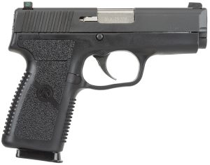 Kahr Arms KP9094N P *CA Compliant 9mm Luger Caliber with 3.60" Barrel, 7+1 Capacity, Black Finish Frame, Serrated Matte Black Stainless Steel Slide, Polymer Grip & TruGlo Night Sigts