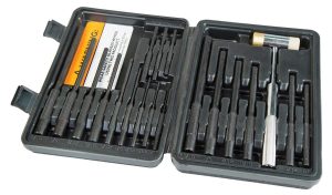 Wheeler Engineering Master Roll Pin Punch Set